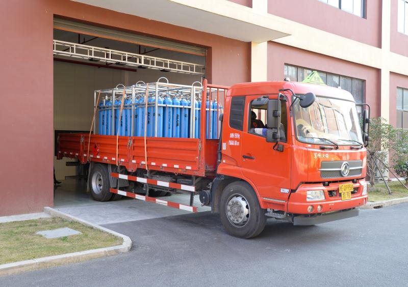 A truck with 96 cylinders